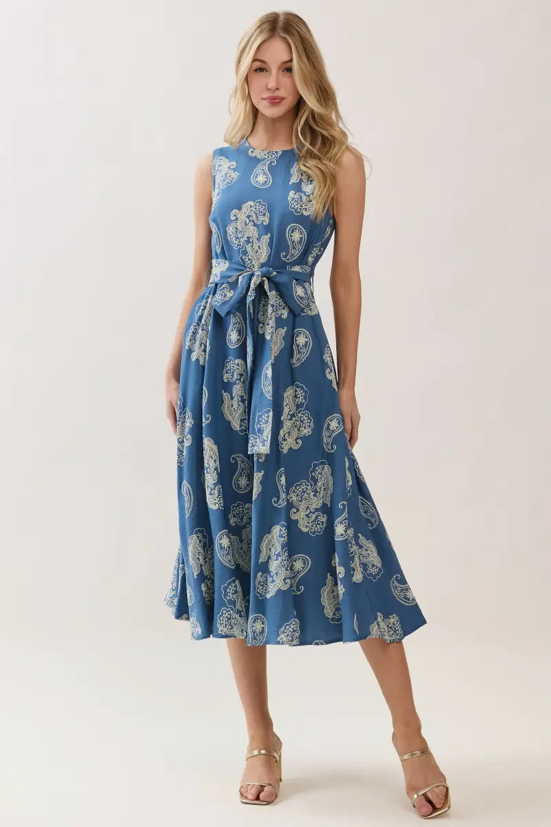 Paisley Midi Dress