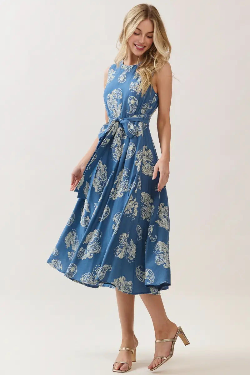 Paisley Midi Dress