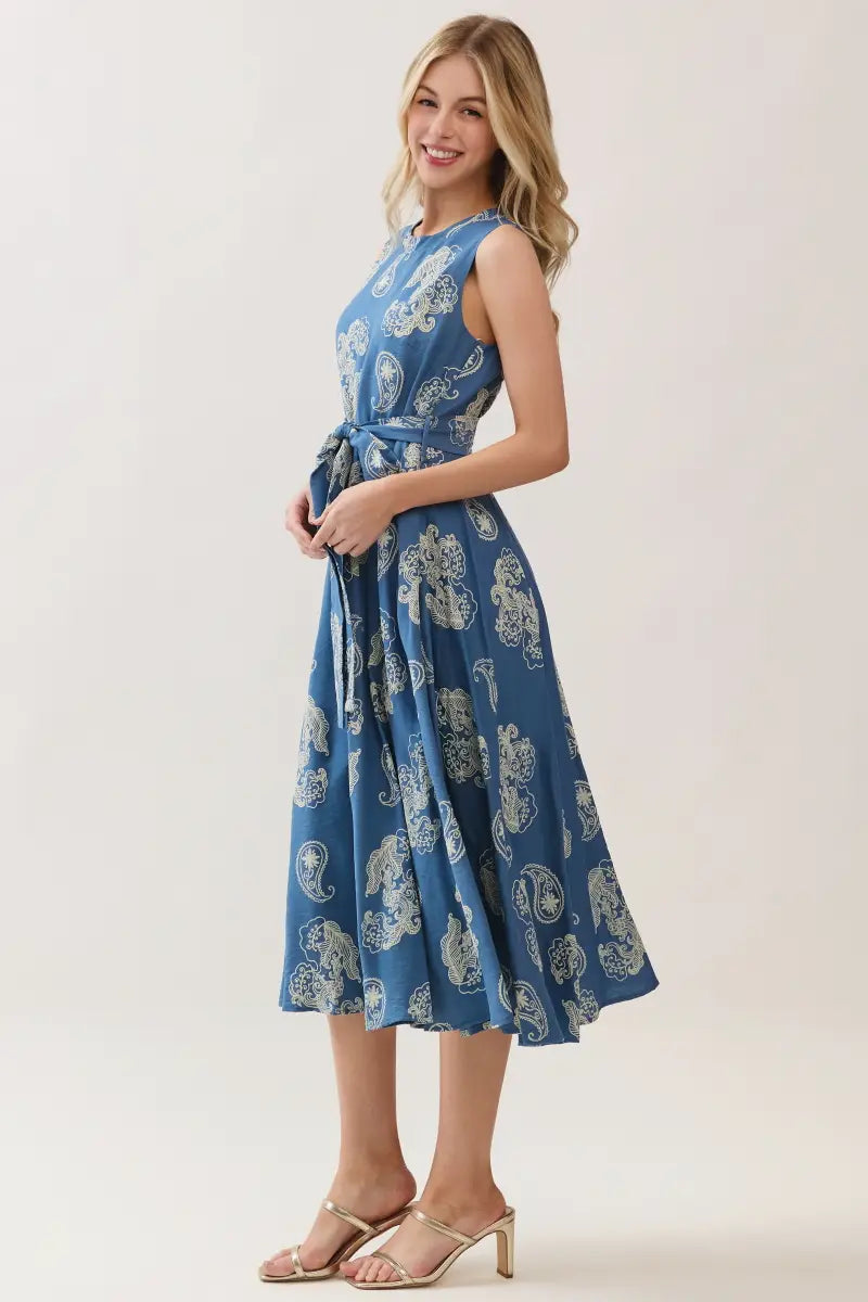 Paisley Midi Dress