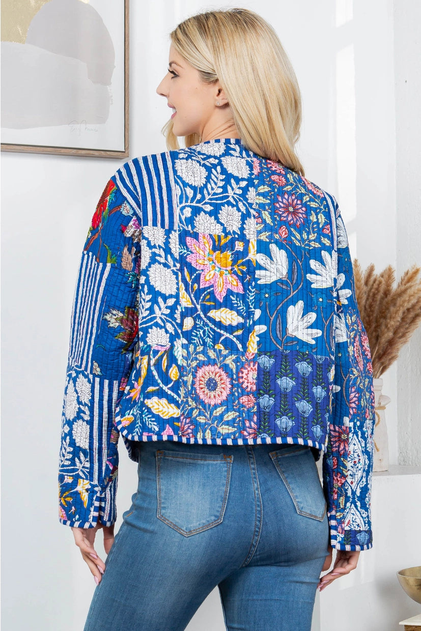 Quilted Patch Jacket (More Colors)