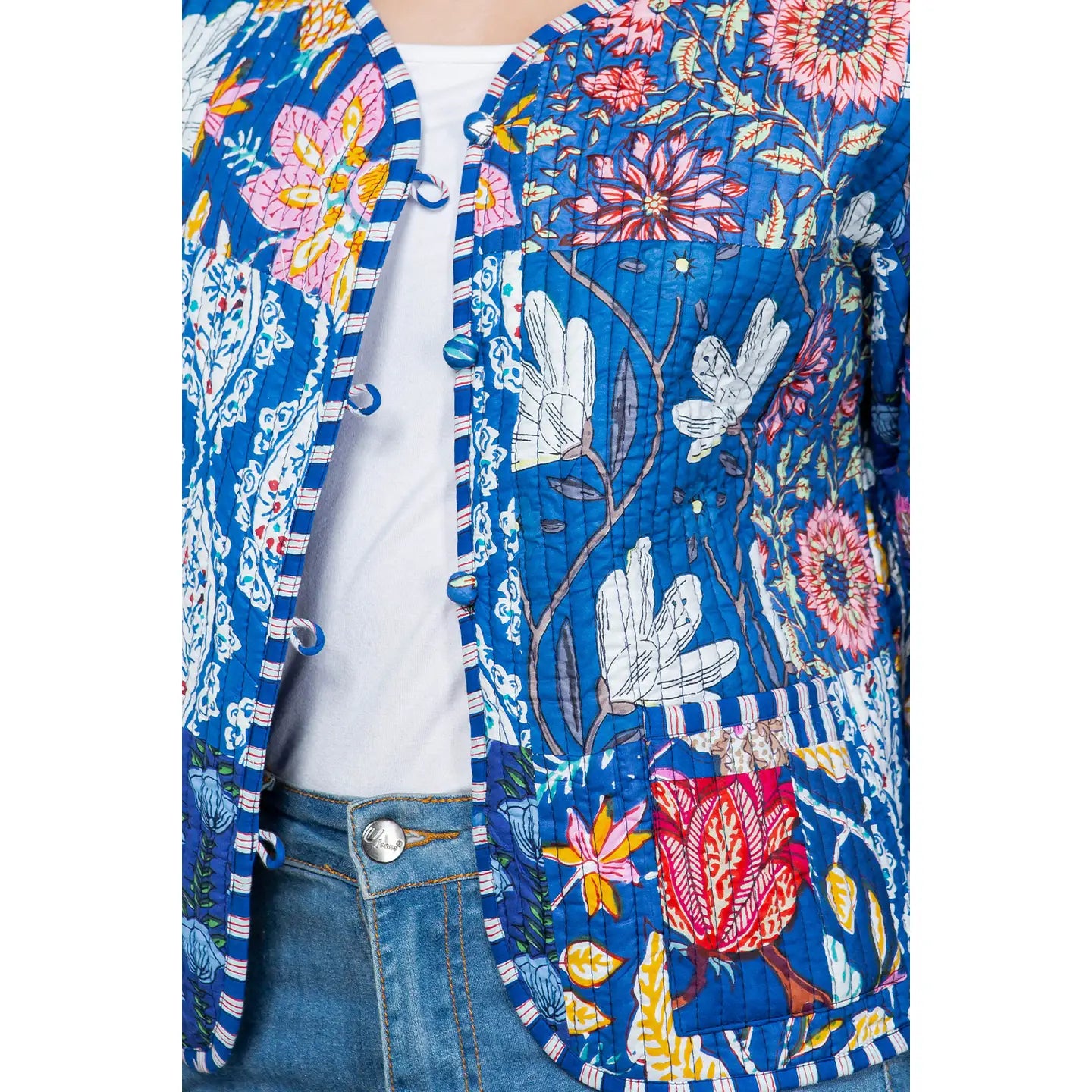 Quilted Patch Jacket (More Colors)