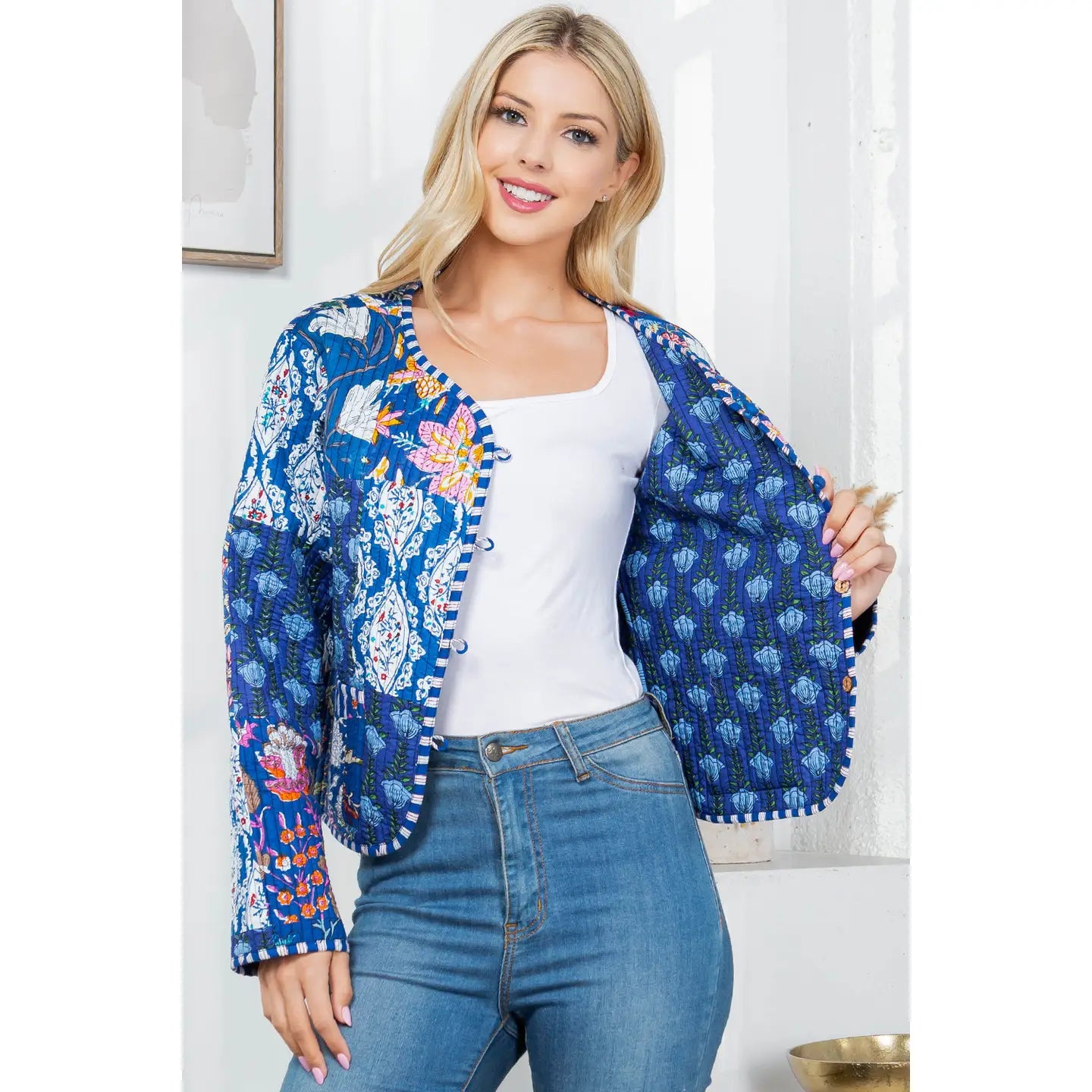 Quilted Patch Jacket (More Colors)
