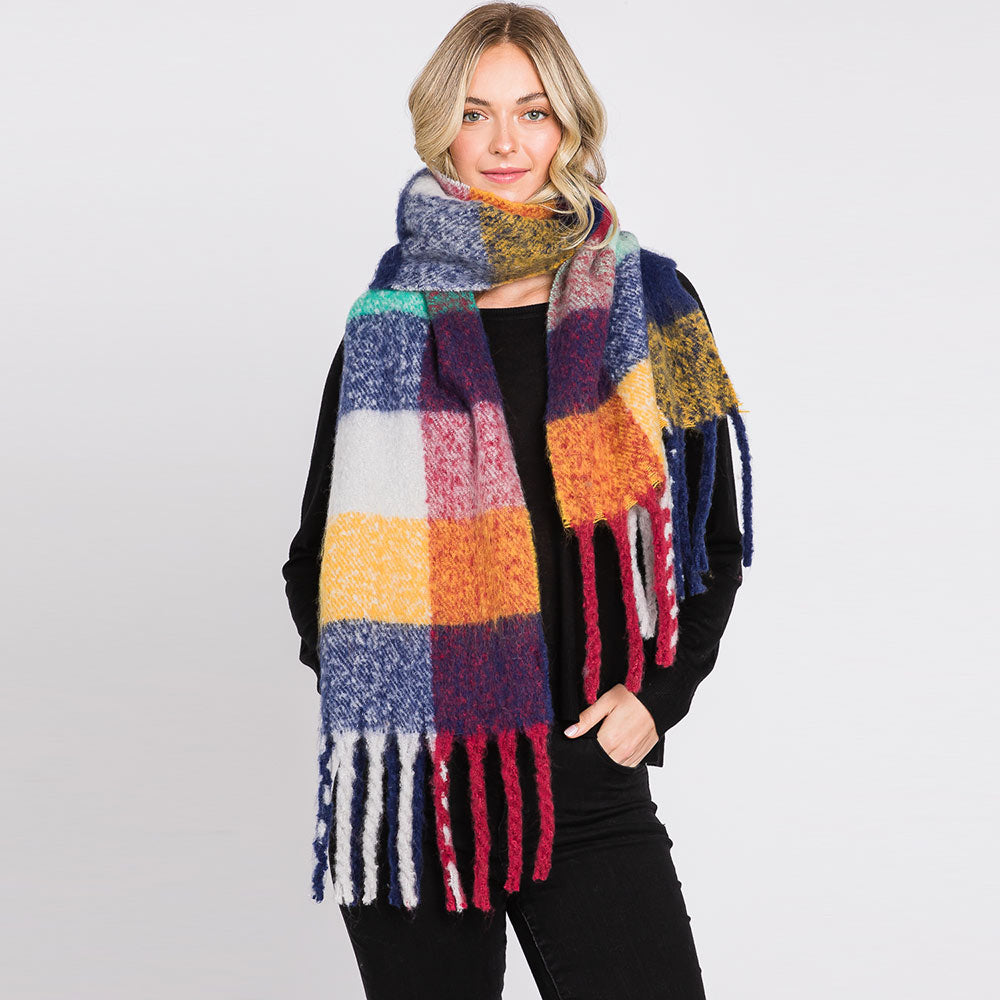 Plaid Oversized Scarf (More Colors)
