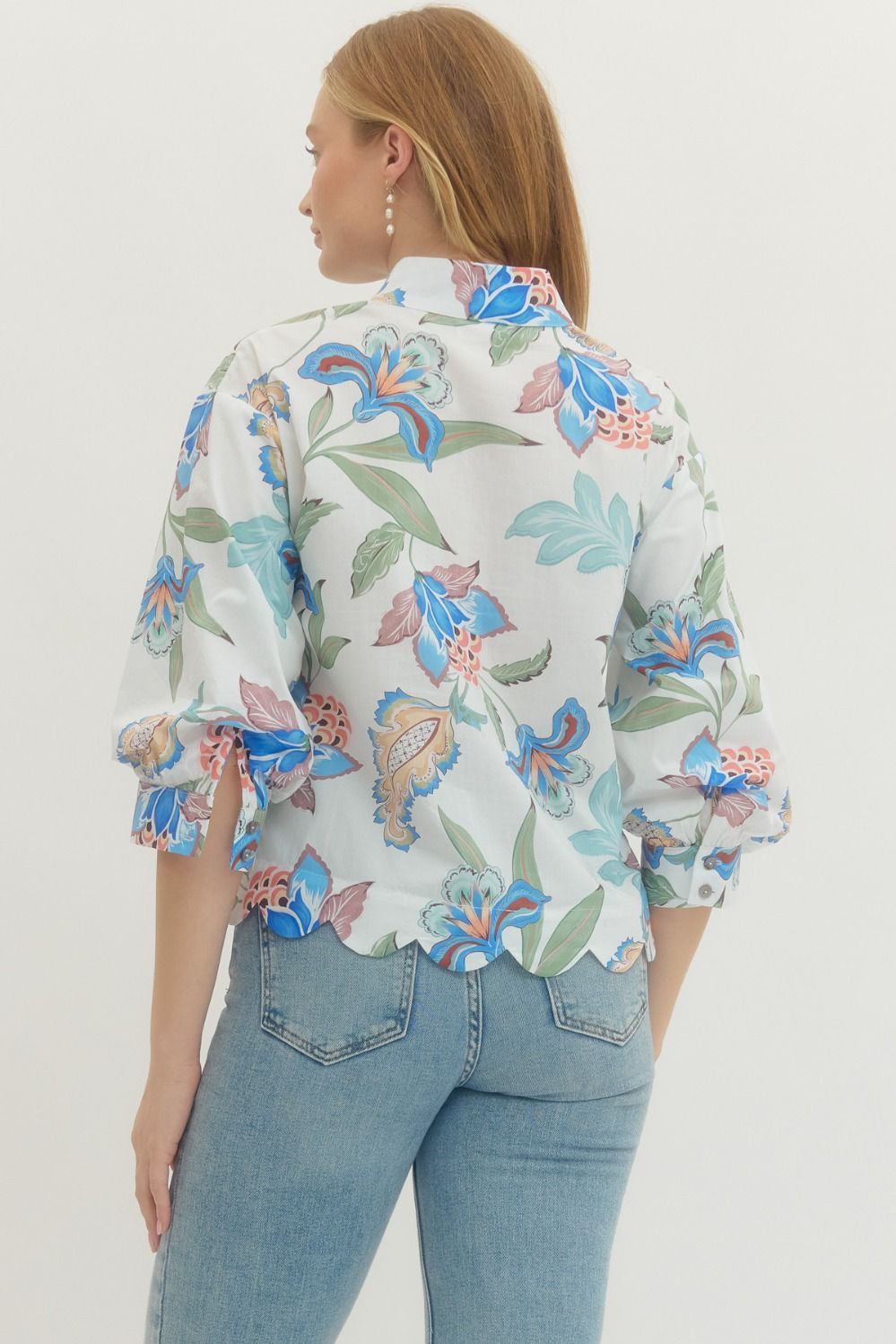 Quinn Scalloped Detailed Top