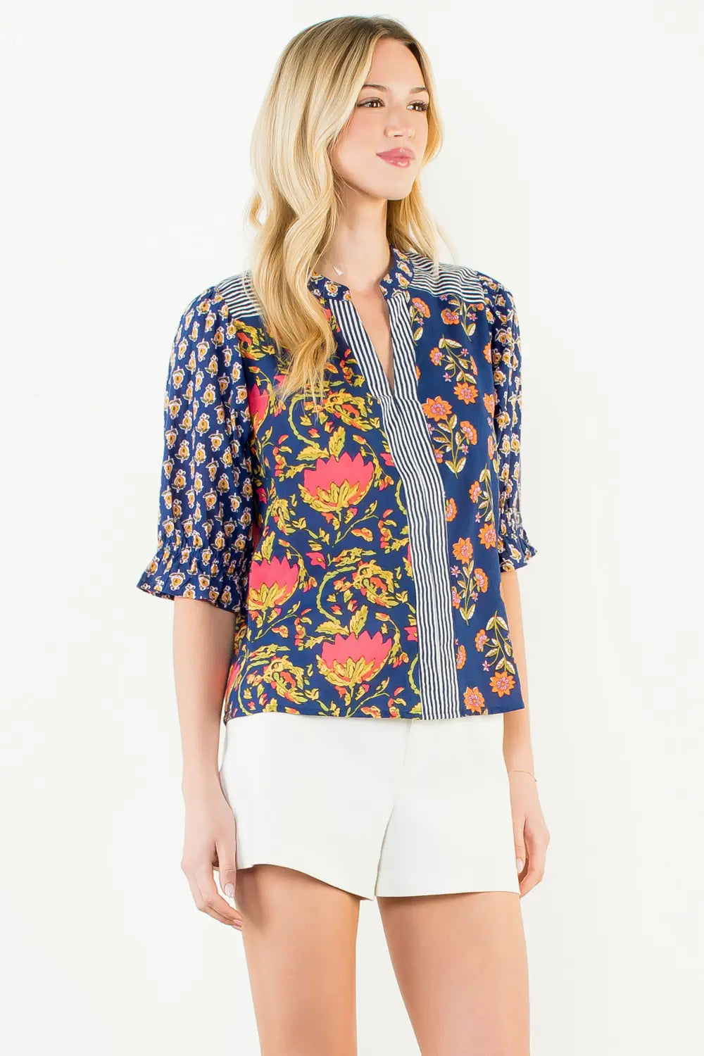 Gracie Floral Detailed Top