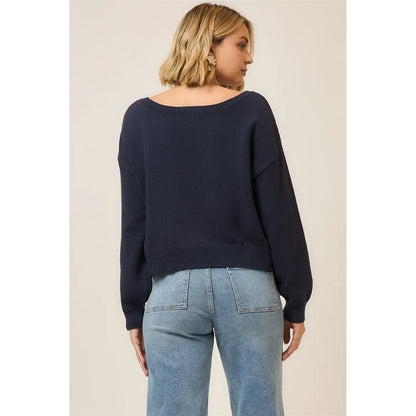 Boatneck Lobster Sweater