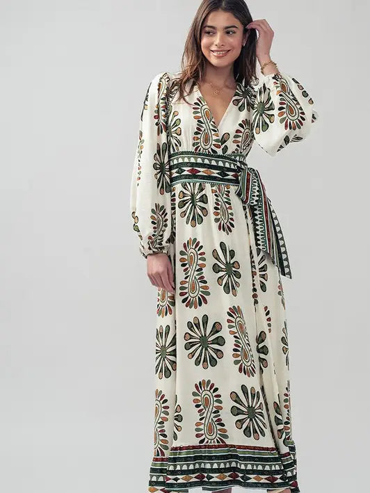 Bohemian Wrap Dress