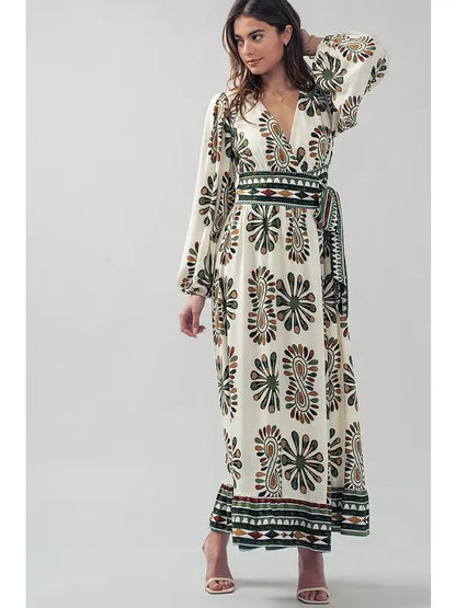 Bohemian Wrap Dress