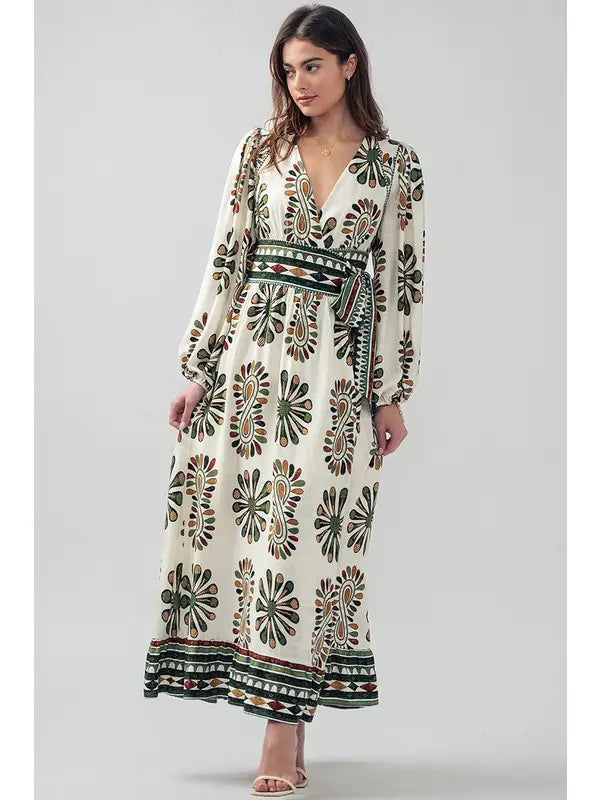 Bohemian Wrap Dress