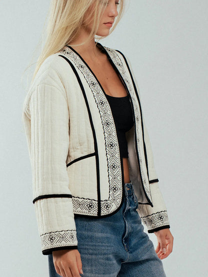 Boho Embroidered Jacket