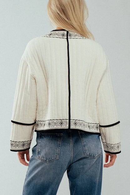 Boho Embroidered Jacket