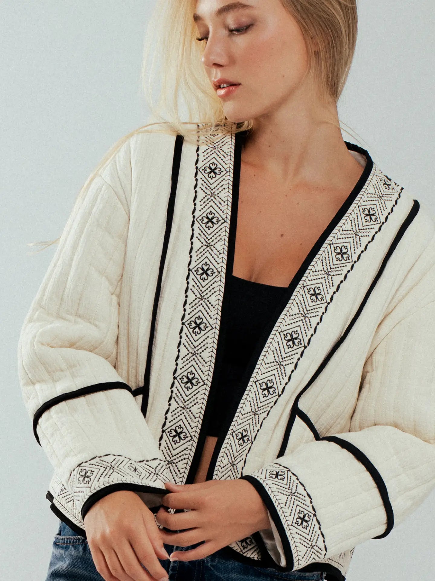 Boho Embroidered Jacket