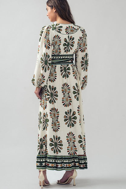 Bohemian Wrap Dress