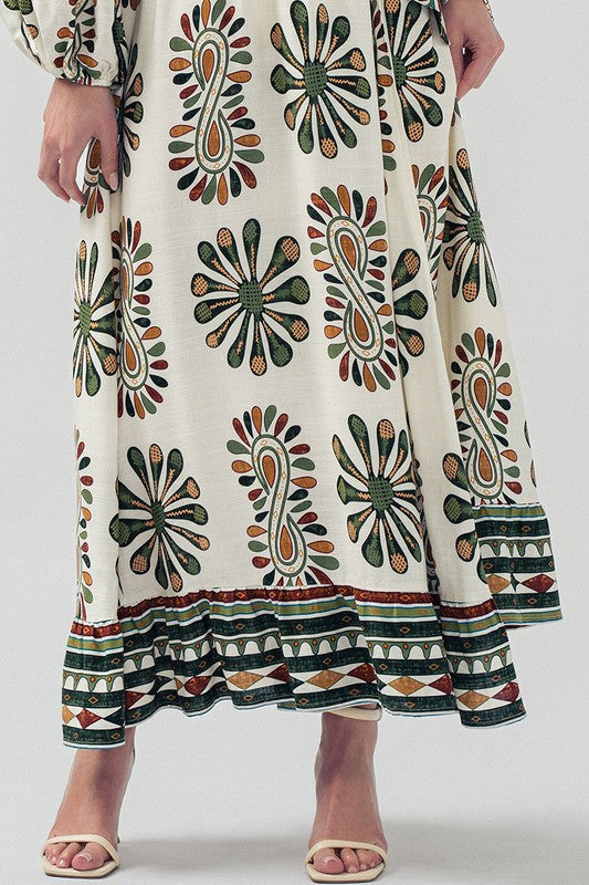 Bohemian Wrap Dress