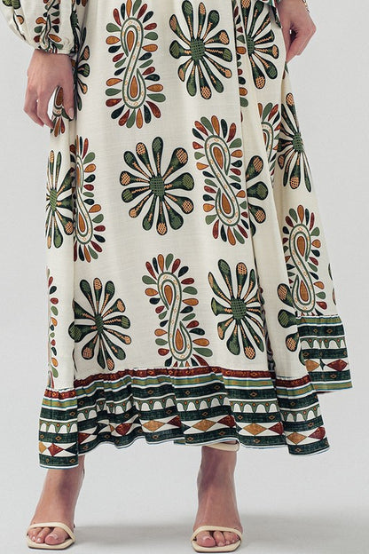 Bohemian Wrap Dress