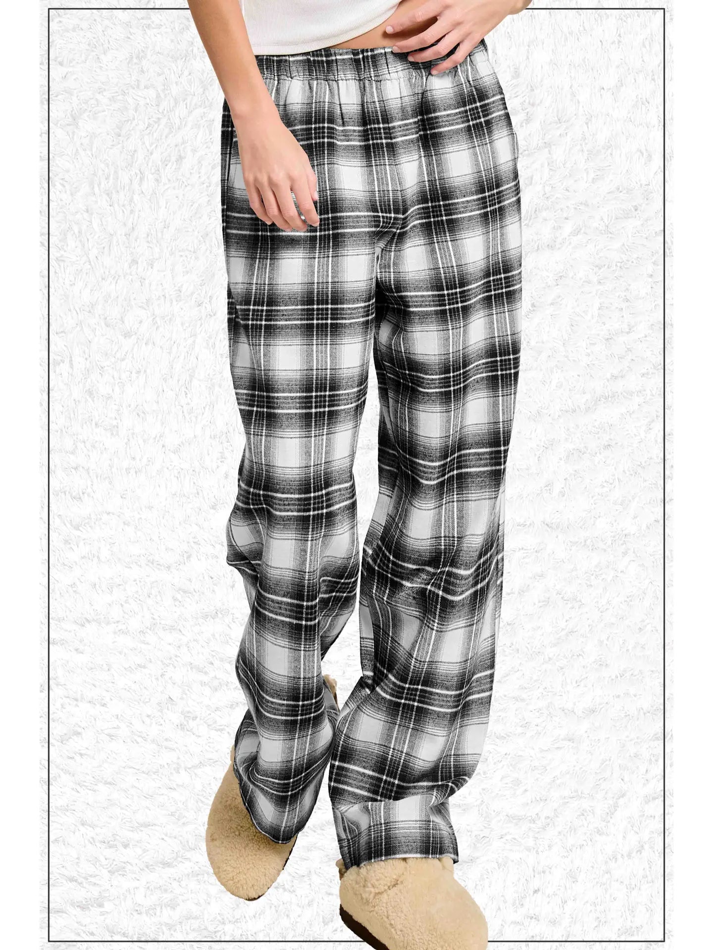 Flannel Plaid Pants