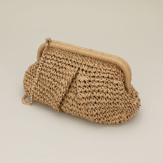Woven Dumpling Bag