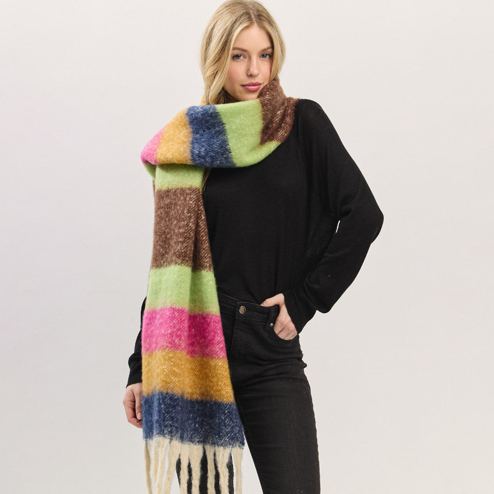 Striped Oversized Scarf (More Colors)