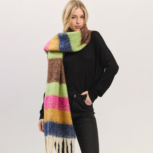 Striped Oversized Scarf (More Colors)