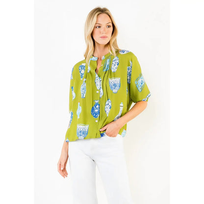 Carson Vase Print Top
