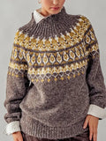 Rib Knit Turtle Neck