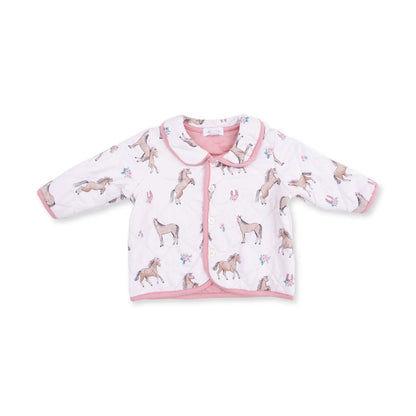 I Love Horses Quilted Jacket – Baby & Toddler