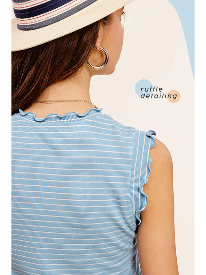 Ruffle Sleeve Top