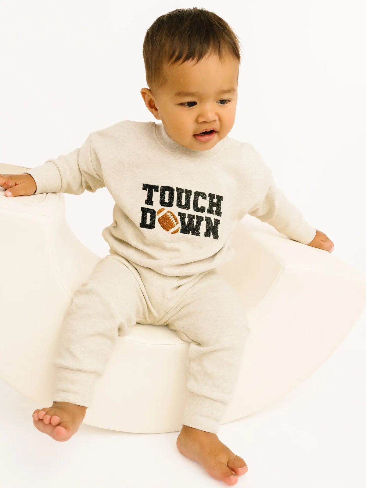 Touchdown Embroidered Crewneck Set