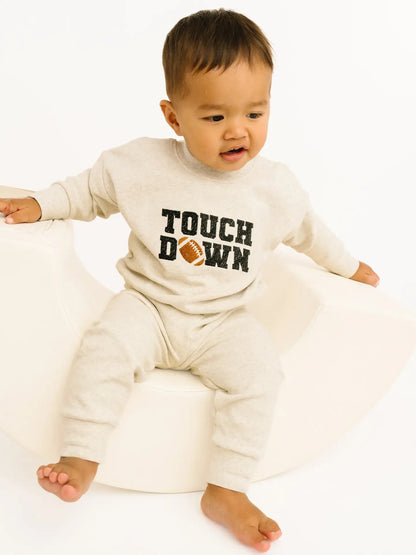 Touchdown Embroidered Crewneck Set
