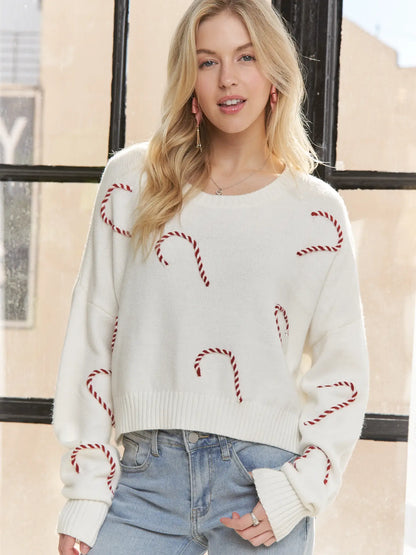 Candy Cane Sweater