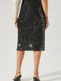 Sequin Midi Skirt