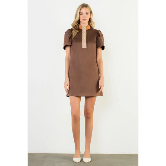 Celeste Suede Dress