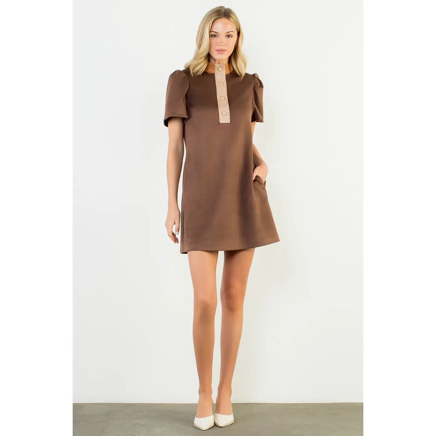 Celeste Suede Dress