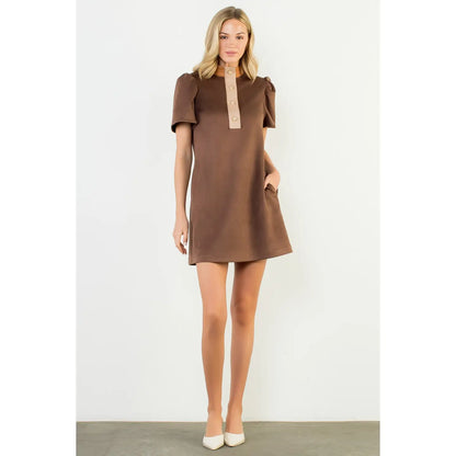 Celeste Suede Dress