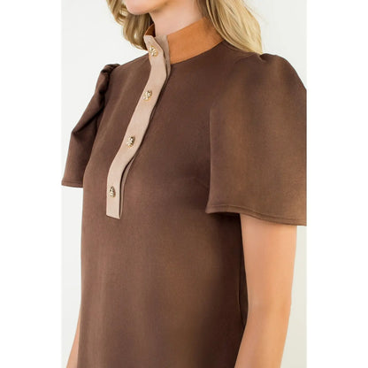 Celeste Suede Dress
