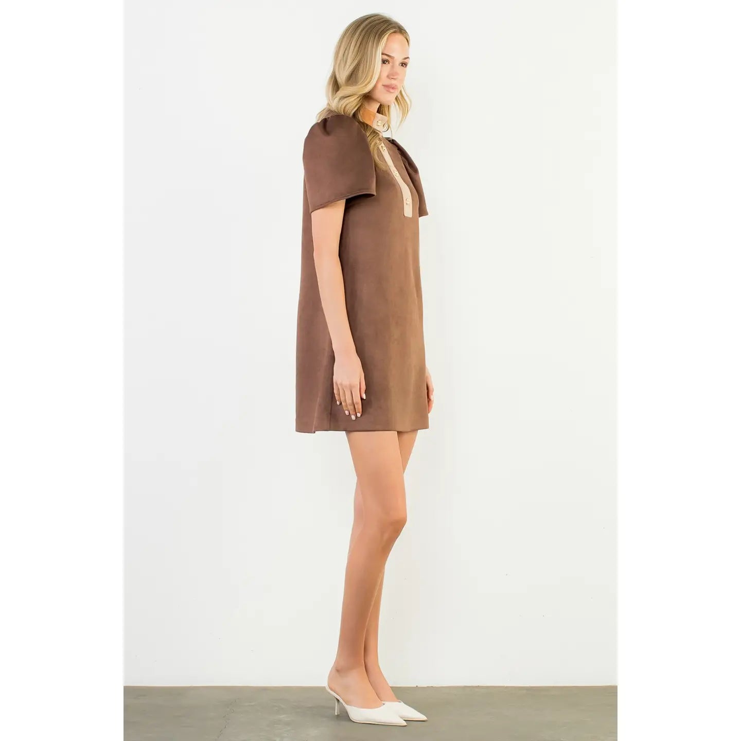 Celeste Suede Dress