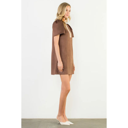 Celeste Suede Dress