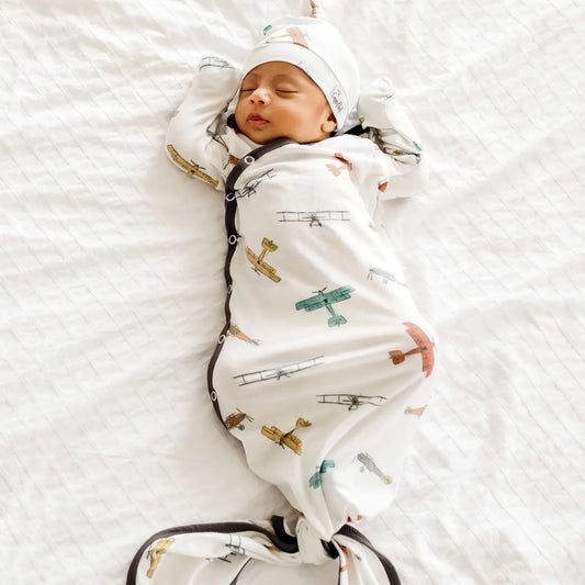 Newborn Knotted Gown (More Prints)