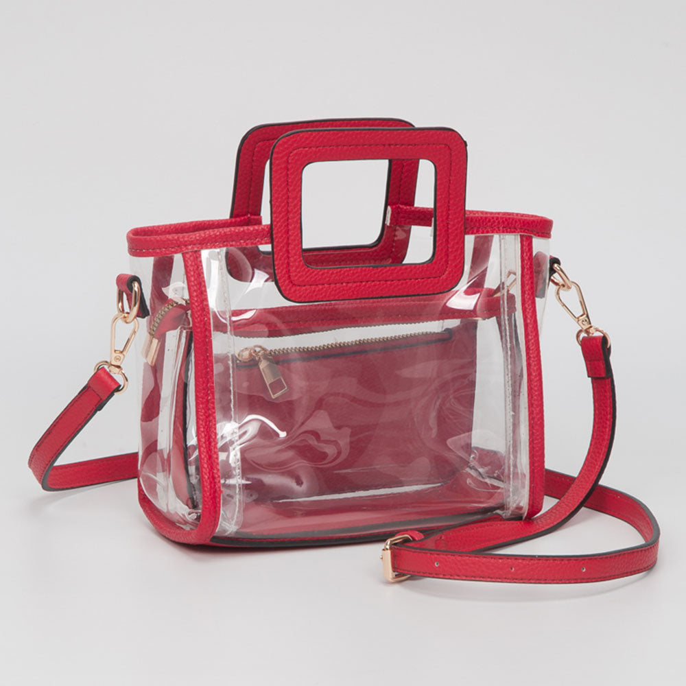 Clear Crossbody Stadium Bag Set