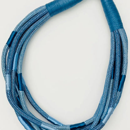 Cobalt Navy Slub Necklace