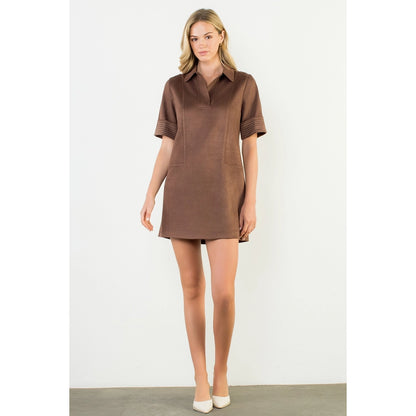 Addy Suede Dress