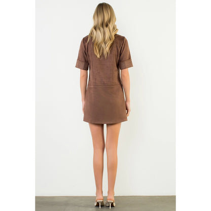 Addy Suede Dress