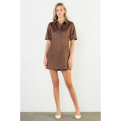 Addy Suede Dress