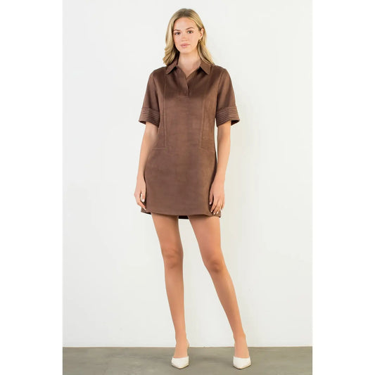Addy Suede Dress