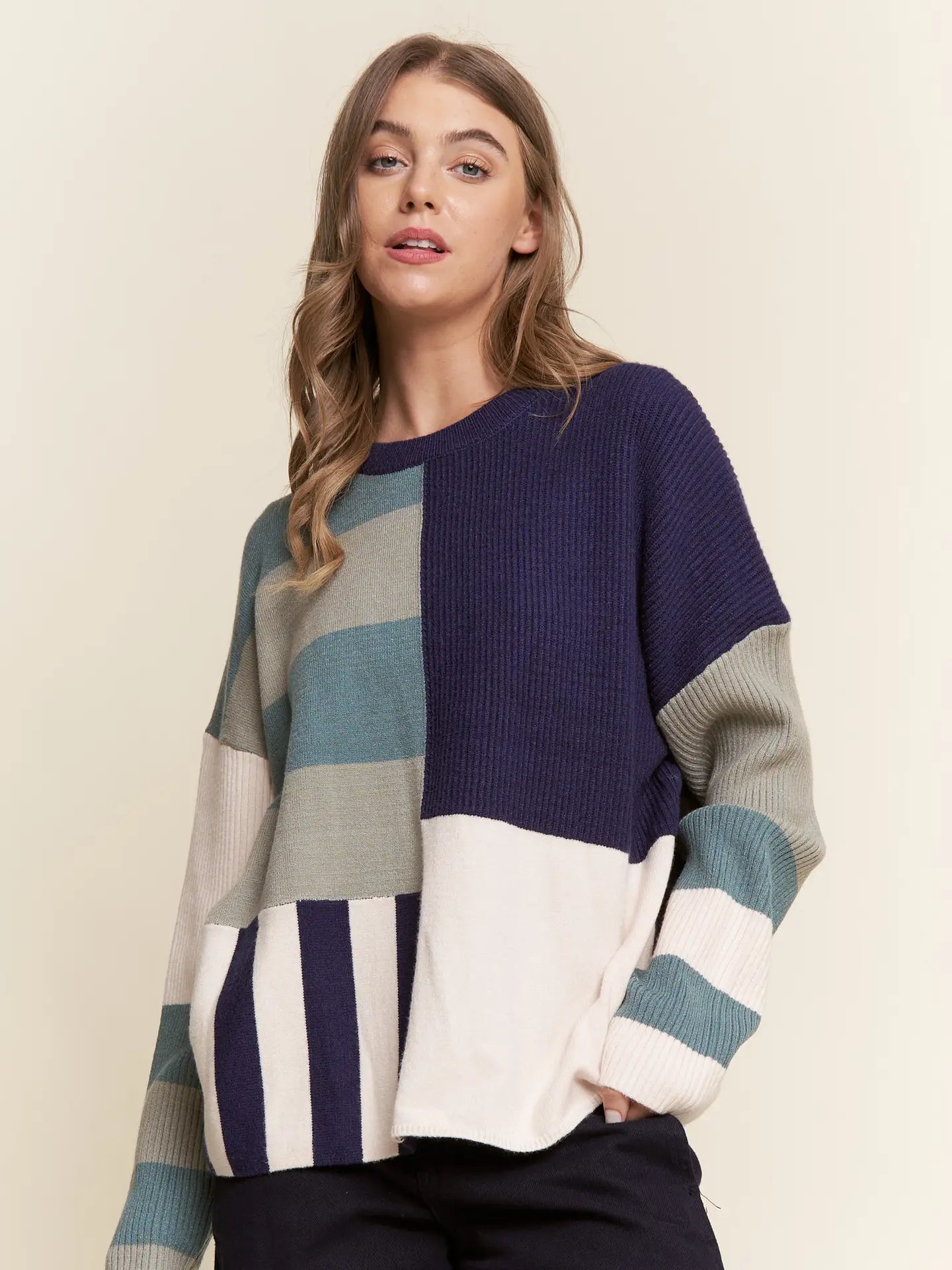 Color Block Sweater