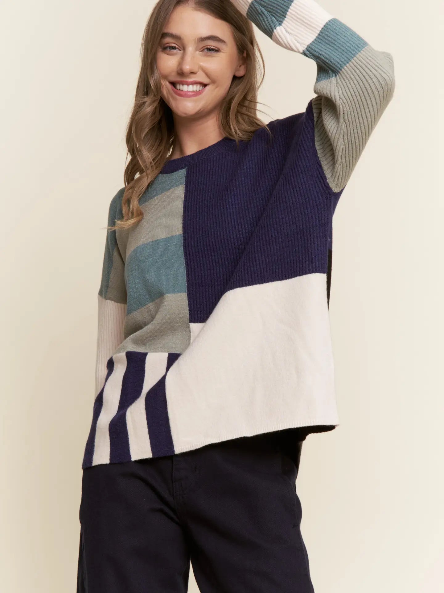 Color Block Sweater