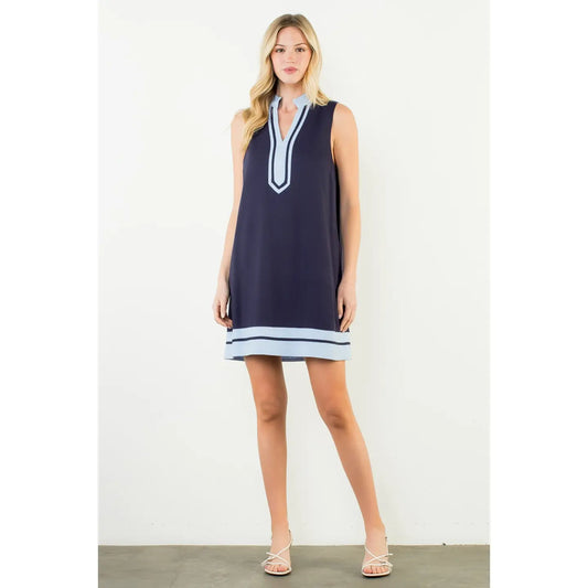Corrine Contrast Dress