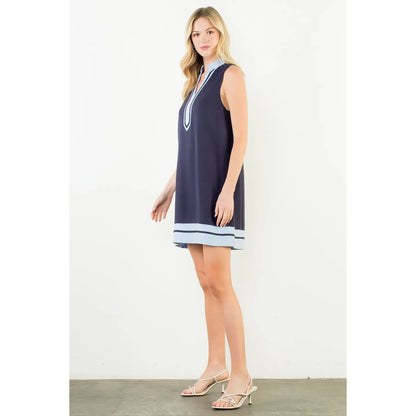 Corrine Contrast Dress