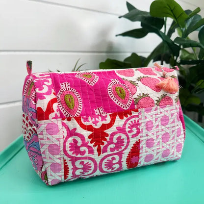 Quilted Cosmetic Bag (More Colors)