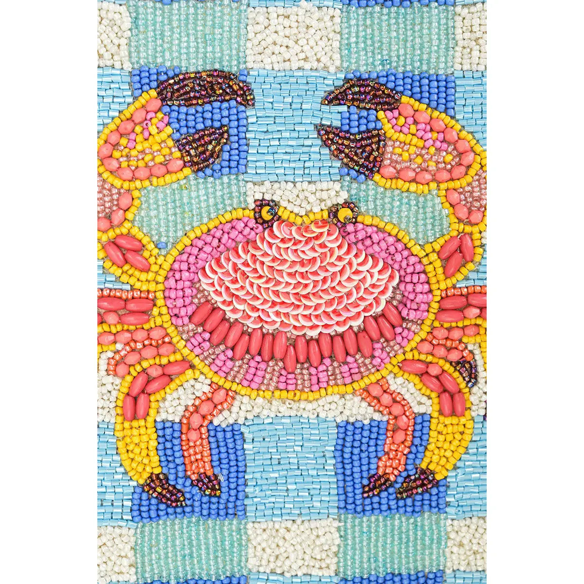 Crab It Beaded Bag